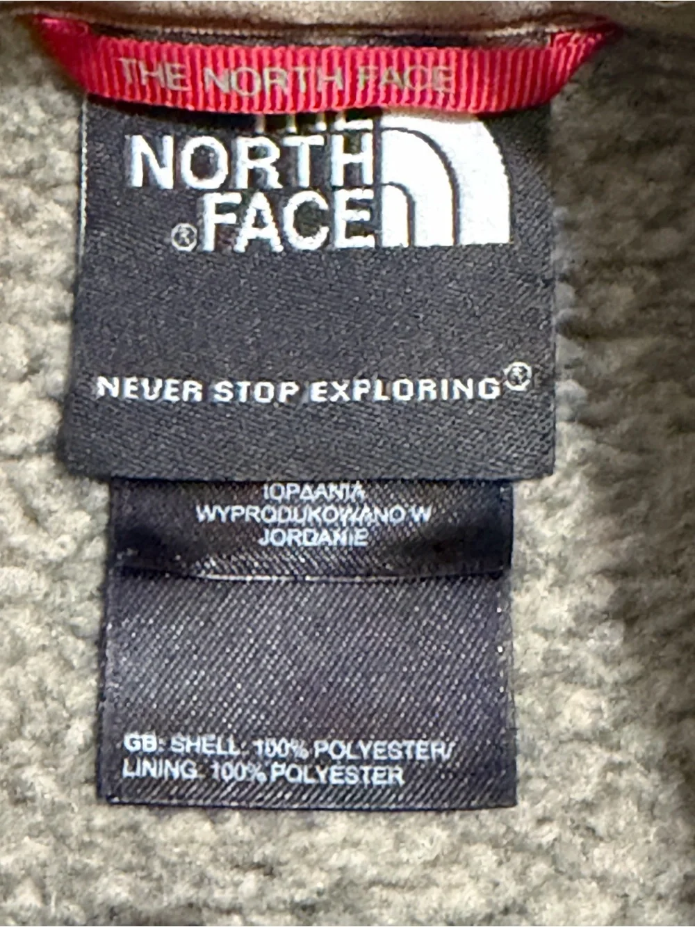 The North Face Men’s Half Zip Tan Heather Fleece Pullover Sweater Sz Large